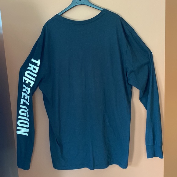 True Religion men’s XXX large long sleeve, tee in black and white. - Picture 2 of 6